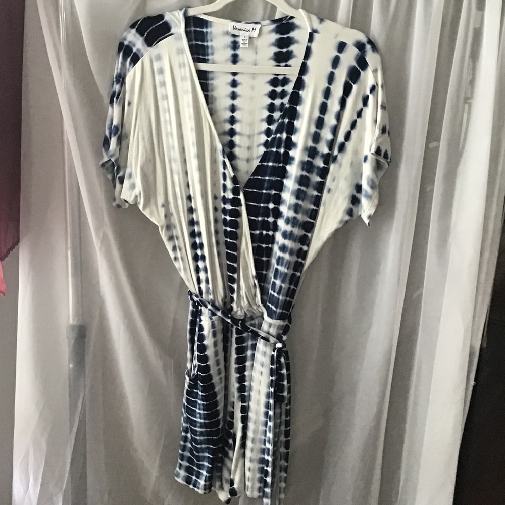 Veronica m dye print romper
